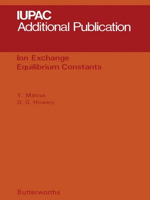 cover image of Ion Exchange Equilibrium Constants